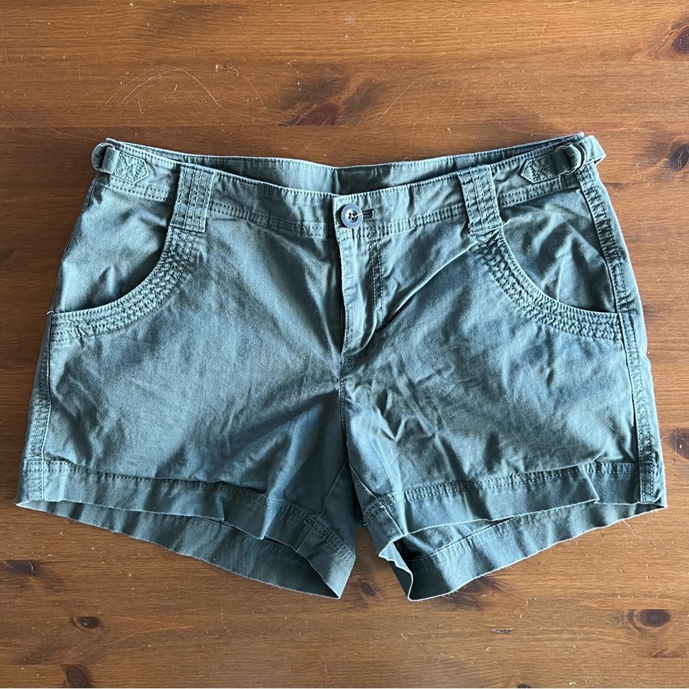 Athleta Organic Cotton Shorts - green